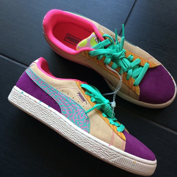 puma suede de colores